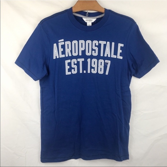 Aeropostale Other - Aeropostale Men’s Blue Graphic Short Sleeve Tee